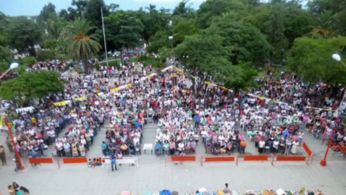 Multitudinario encuentro de pesebres
