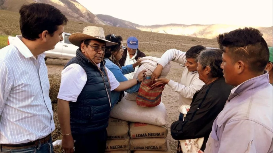 Entregaron ayuda a los damnificados por el granizo 