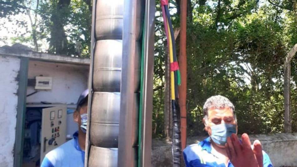 Instalaron una bomba de agua en Fraile Pintado 