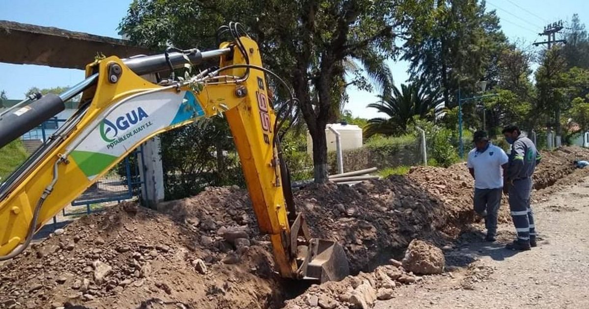Realizan obras para mejorar la provisión de agua potable