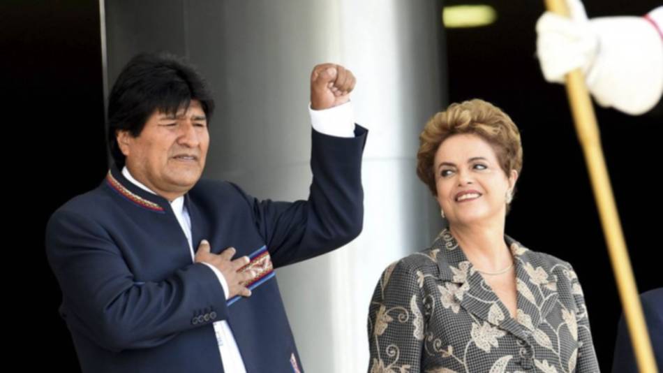 Dilma Rousseff recibió al presidente Morales