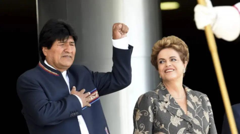 Dilma Rousseff recibió al presidente Morales