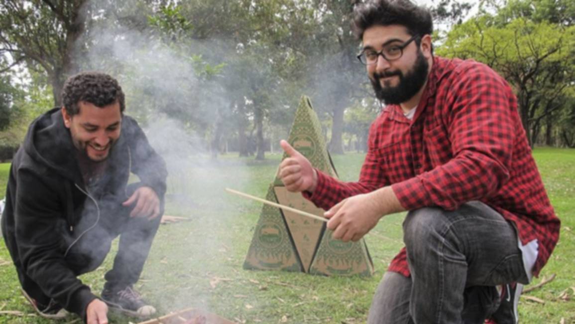 Se creó la primera parrilla descartable del mundo | asado, Parrilla descartable