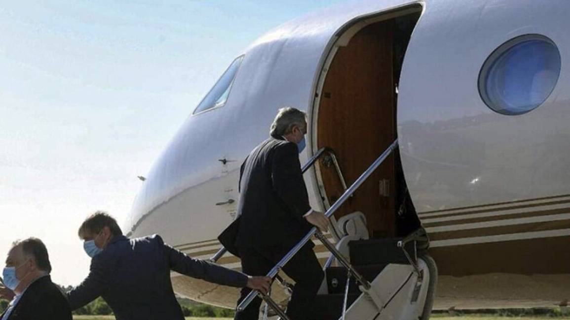 Fernández se fue de viaje al sur con destino a la base antártica argentina