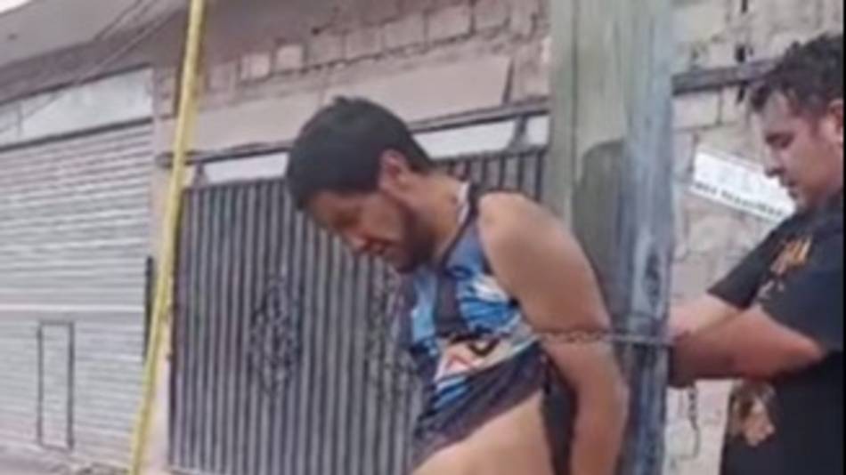 Vecinos redujeron a ladrones