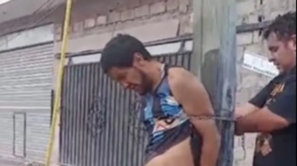 Vecinos redujeron a ladrones