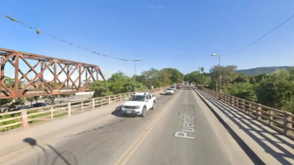 Obras en el Puente Tucumán