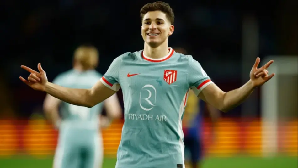 El gol de Julián Álvarez ante Barcelona por la Copa del Rey