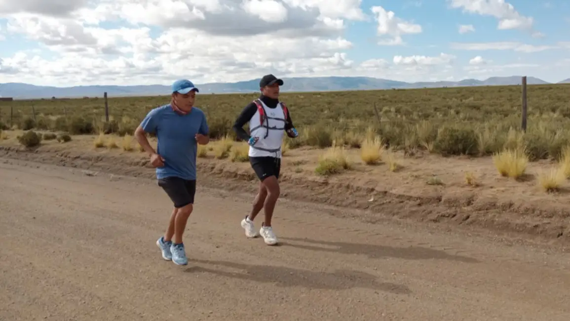 Histórica travesía del atleta Fabio Mamaní