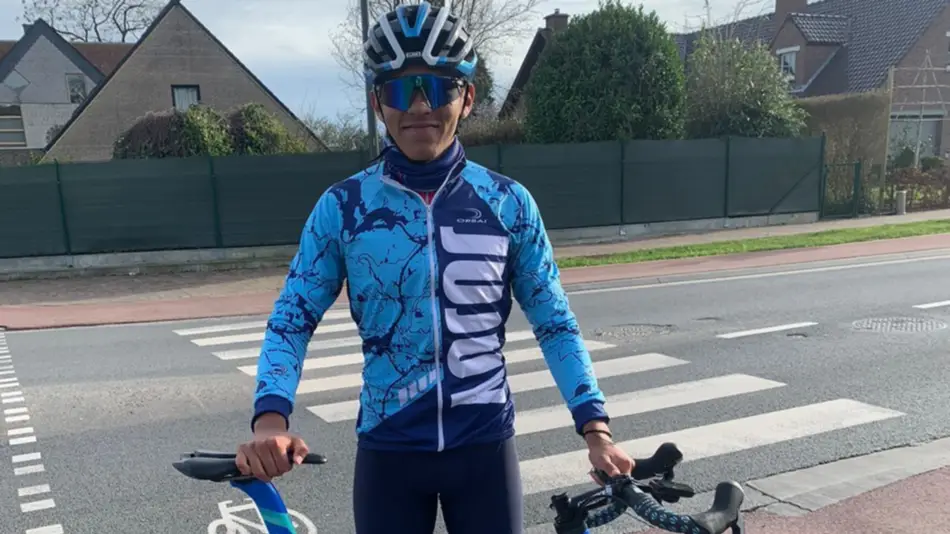 Máximo Gómez corrió la primera prueba en Bélgica