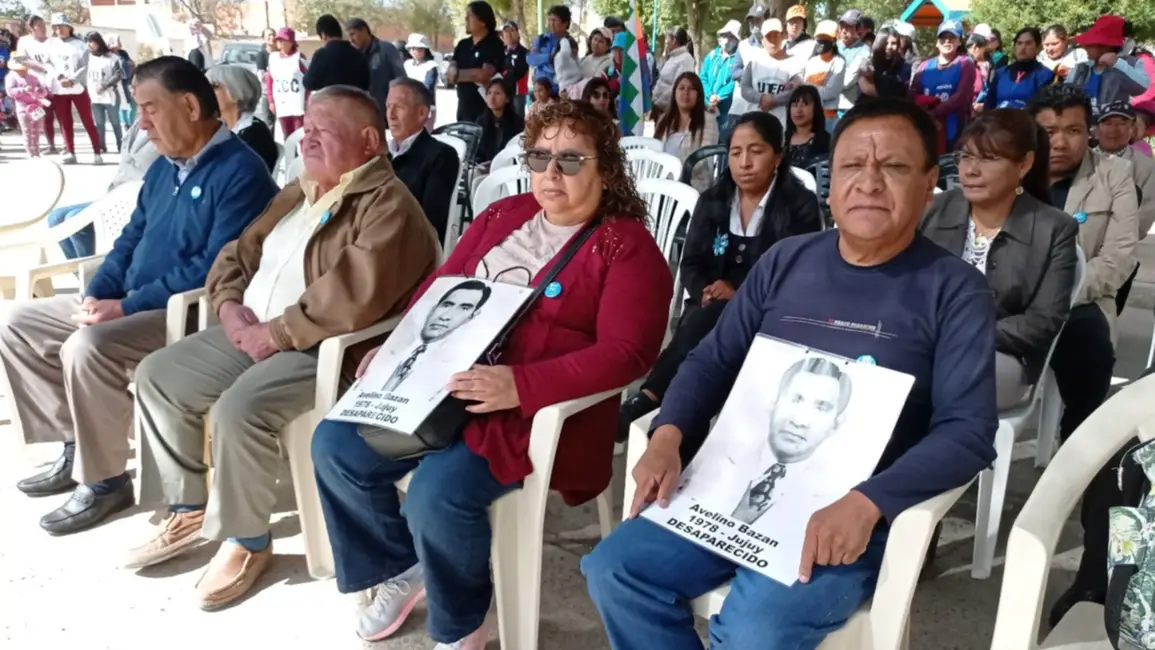 La Quiaca: acto y minuto de silencio por los desaparecidos