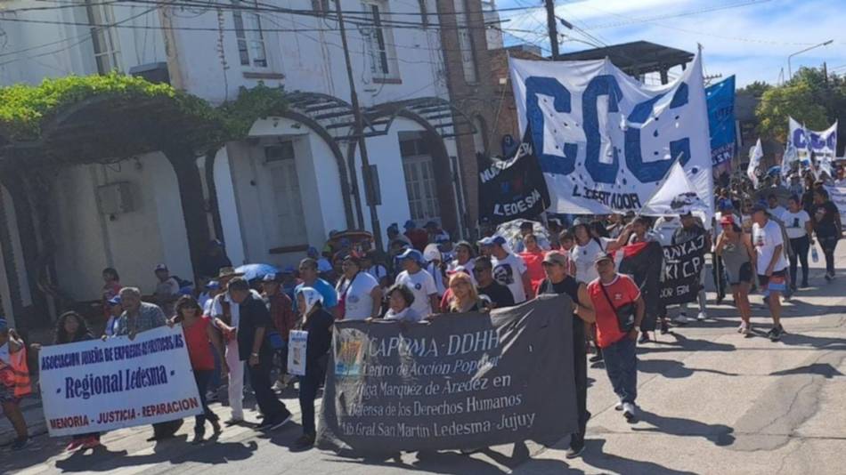 Hubo ayer una gran marcha en Libertador