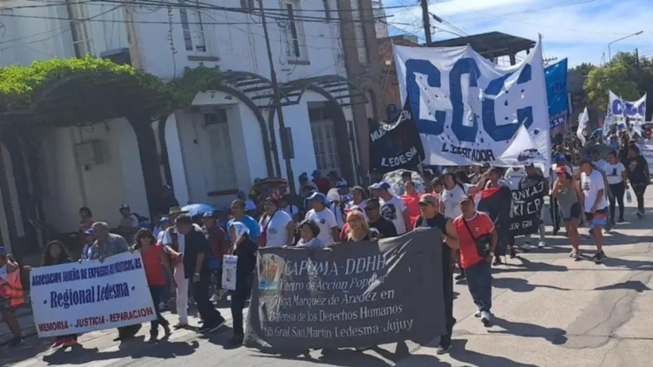 Hubo ayer una gran marcha en Libertador