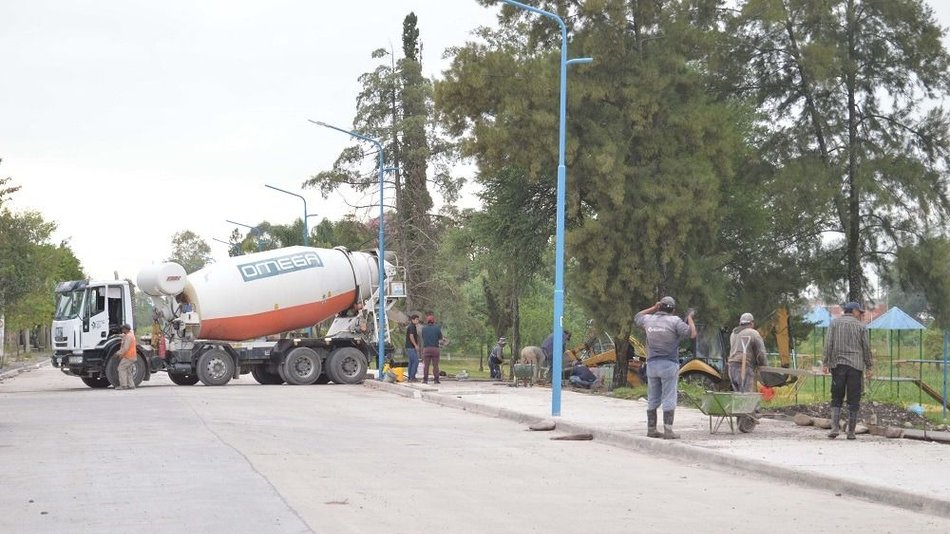 Reinician los trabajos sobre la calle África