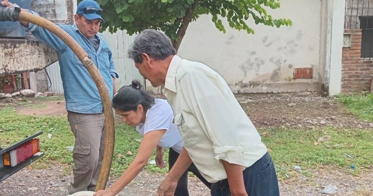 Se trabaja para normalizar el servicio de agua potable