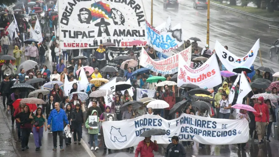 Marcha contra el negacionismo por la verdad y la justicia en Jujuy
