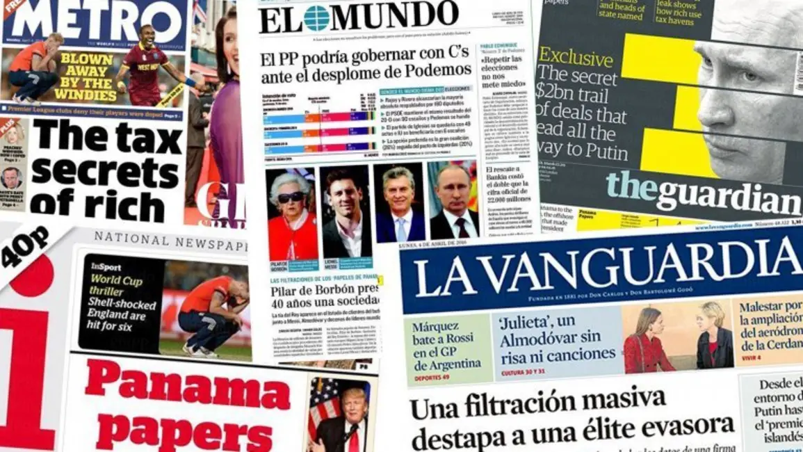 Repercusiones en la prensa mundial por el escándalo del Panamá Papers