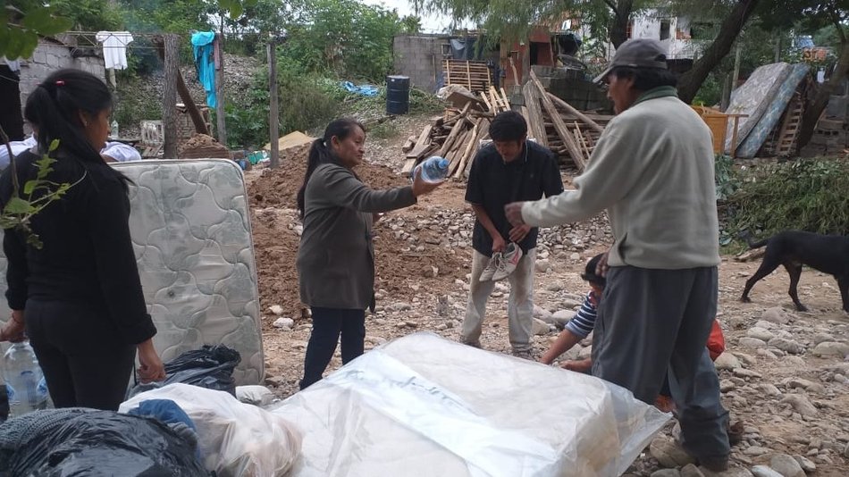 Asistencia integral a  familias damnificadas