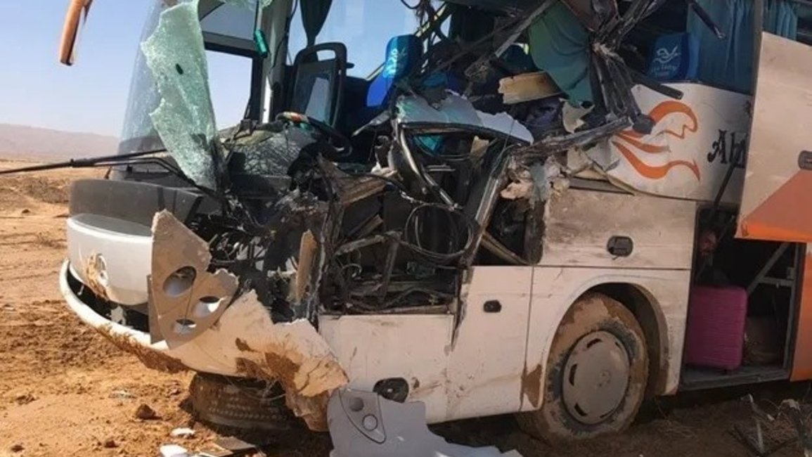 Diez personas murieron en un incidente de autobús en Egipto
