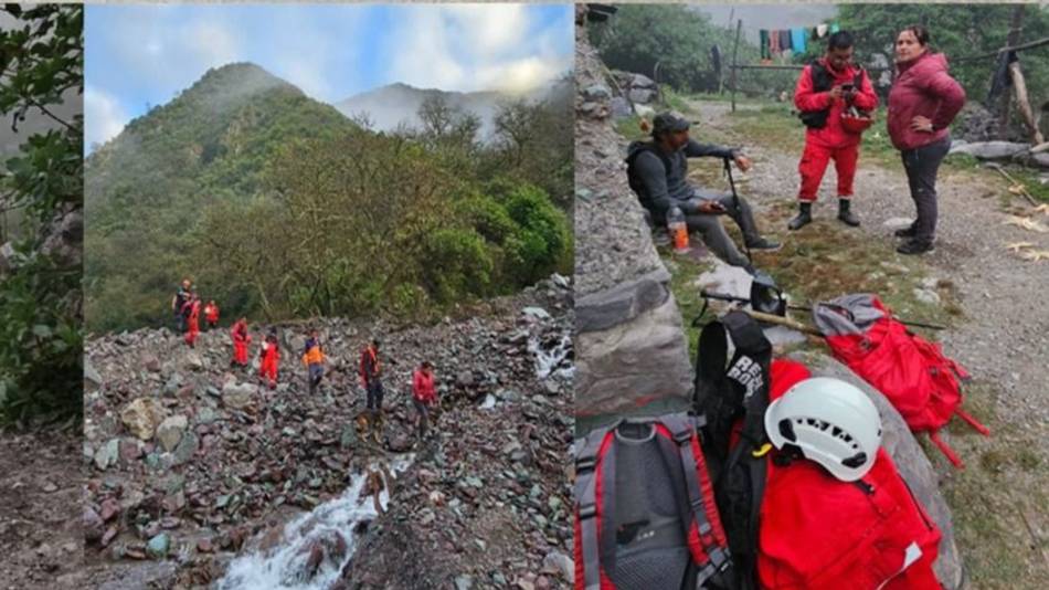 Rescatan a dos personas que se había perdido en los cerros de Termas de Reyes
