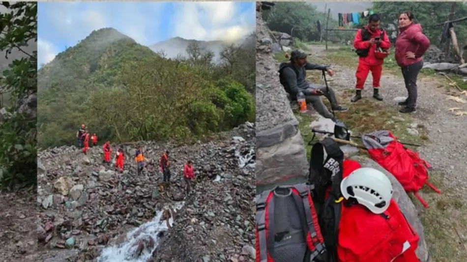Rescatan a dos personas que se había perdido en los cerros de Termas de Reyes