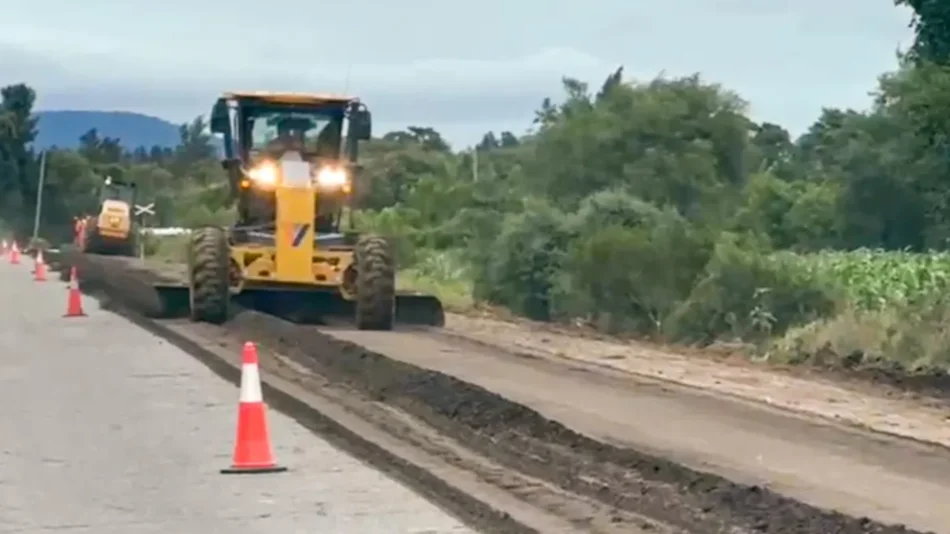 Puesto Viejo: Avanzan las mejoras en la Ruta Provincial N°43