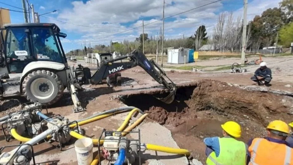 Por una rotura de caño están sin agua San Pablo de Reyes, Yala y zonas aledañas