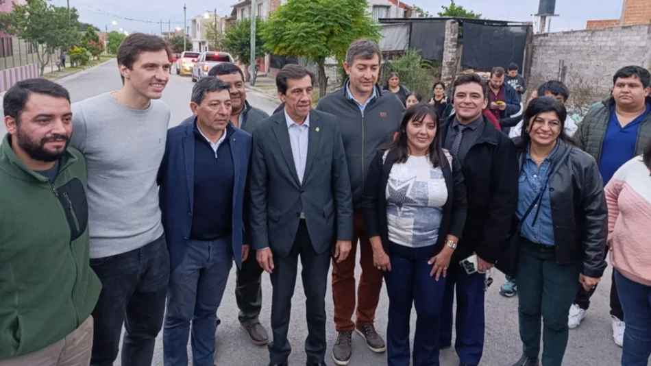 La pavimentación de calle Laprida culminó con éxito