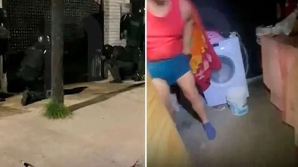 Fueron a detenerlo por un robo y lo encontraron teniendo sexo con su mujer