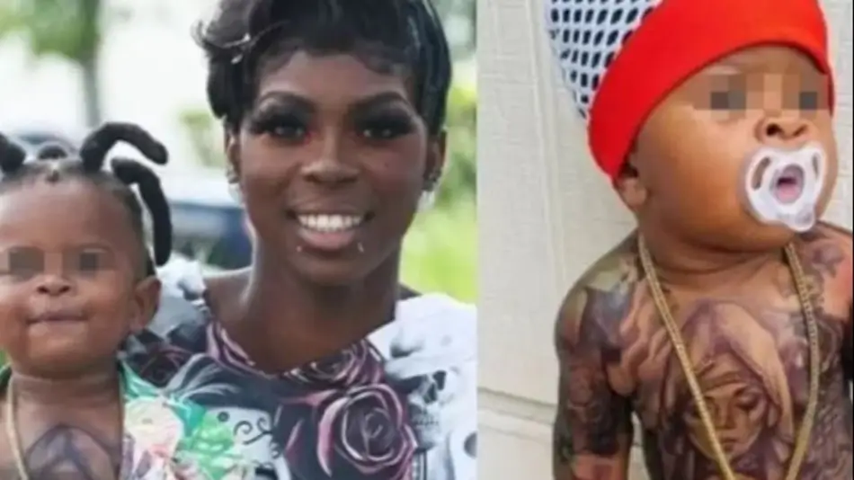 Una influencer tatuó entera a su beba de 6 meses y desató la polémica