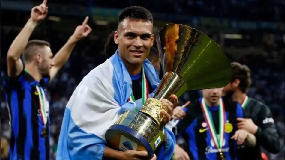 Lautaro Martínez fue nombrado como el jugador más valioso de la Serie A
