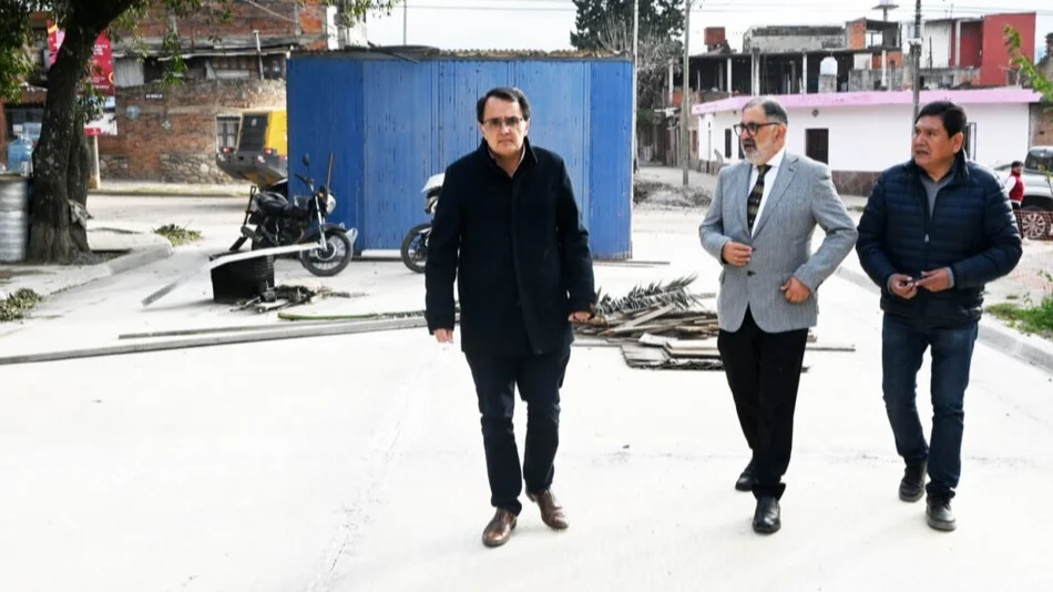Obra de pavimentación