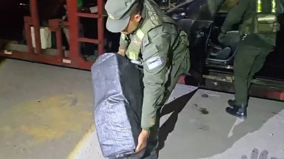 Gendarmes secuestraron 172 kilos de hojas de coca