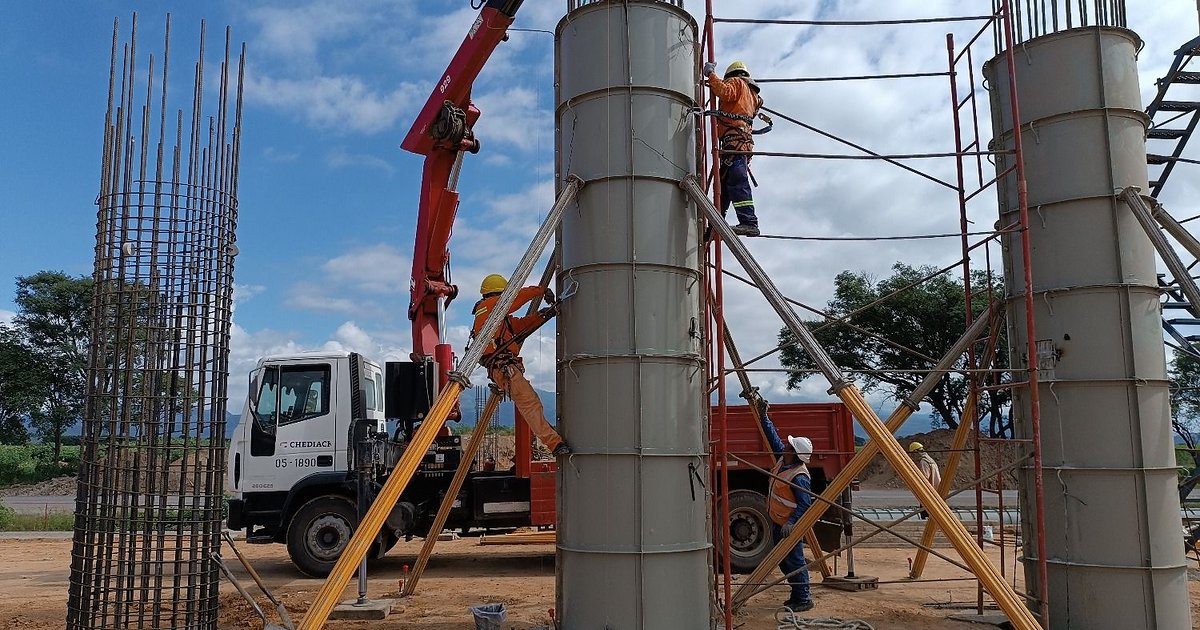 Avanzan las obras de la autopista en la ruta 34