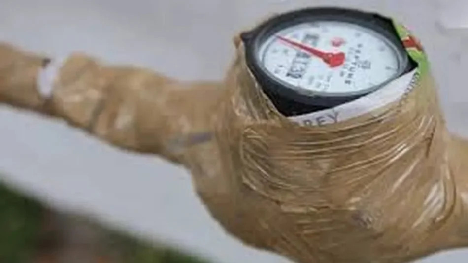 Recomendaron proteger medidores de agua por el frío