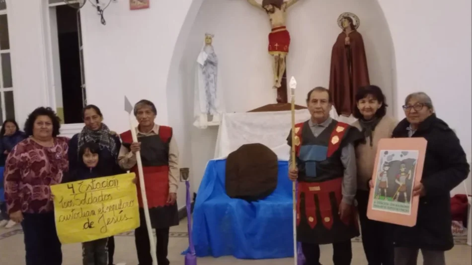 Hoy, Vía Lucis en la parroquia de San Pedro de Río Negro