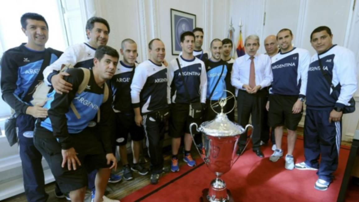 Los campeones del mundo llegaron al país | HOCKEY SOBRE PATINES, David Páez, España, seleccionado argentino
