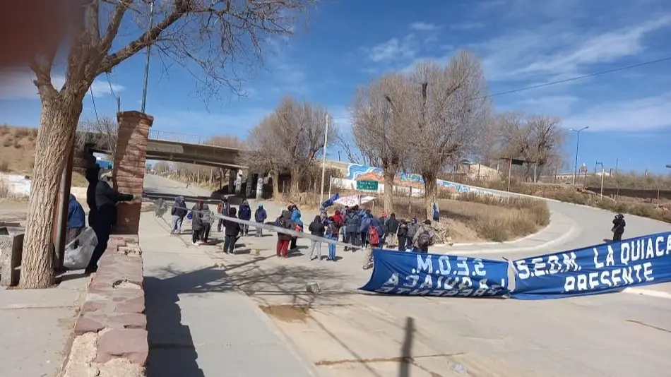 Municipales cortaron el puente La Quiaca-Villazón
