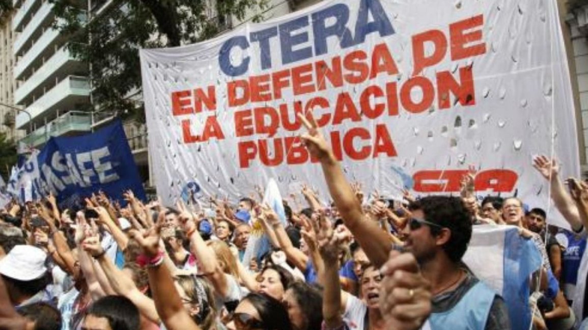La Ctera convocó a un paro nacional docente para el próximo jueves