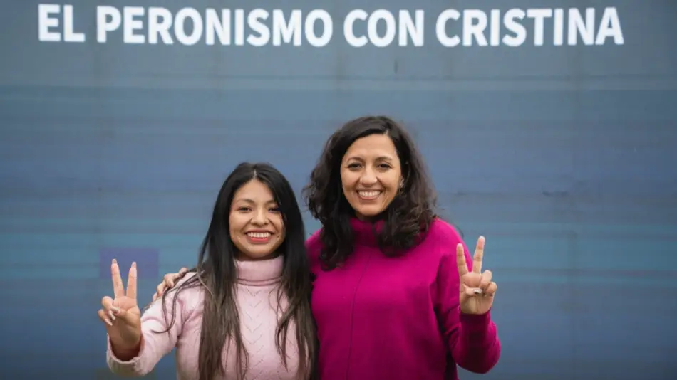 Leila Chaher con Cristina
