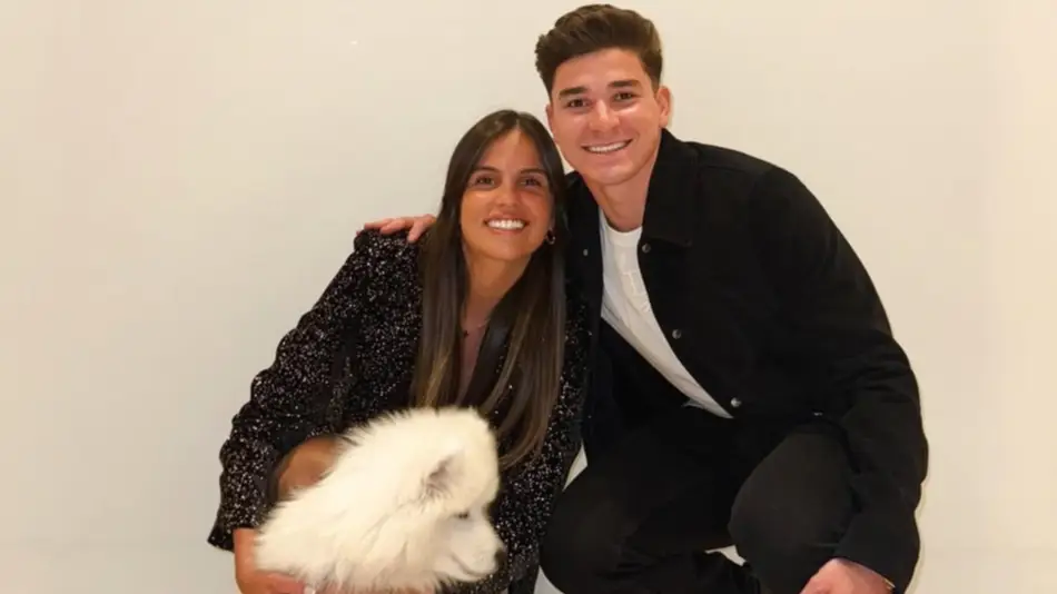 Julián Álvarez anunció que va a ser papá