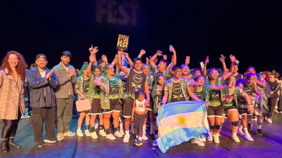 Grupo de baile ledesmense logra ser premiado en Santos, Brasil