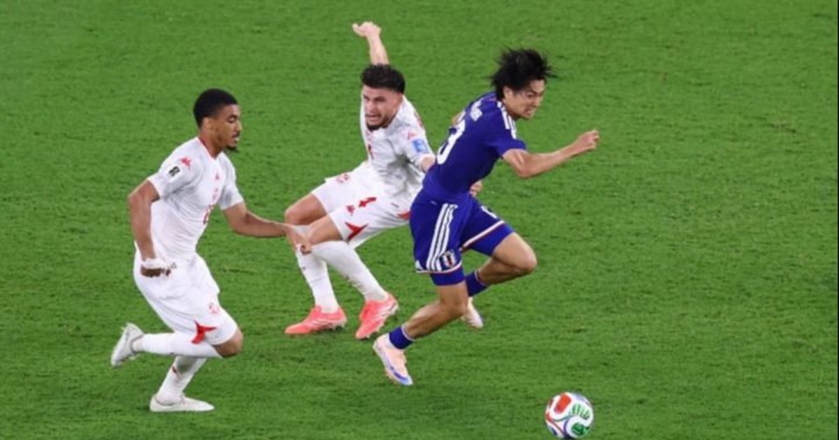 Japón le ganó 4 a 0 a Túnez en el partido número 1000 de la historia de los mundiales