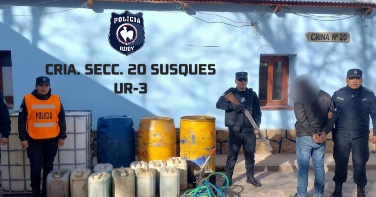 Sustrajeron 800 litros de combustible de un predio