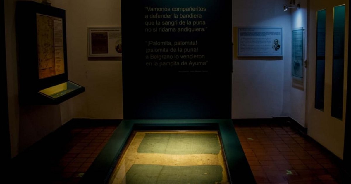 Las cuatro banderas que acompañaron a Belgrano