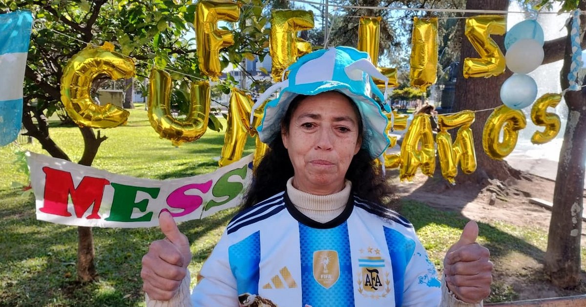 "Acá estamos por Messi”