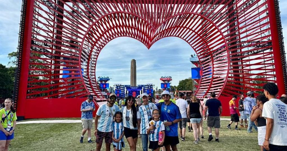 Apoyan a Argentina en el Mundial desde Estados Unidos