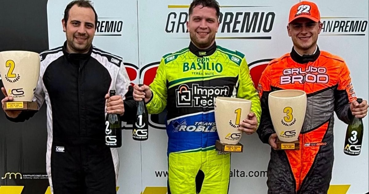 Clapier, Haroian y Merlo, el podio jujeño en Salta