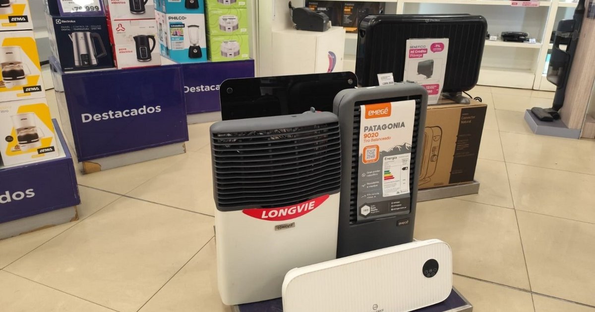 Con las bajas temperaturas repunta venta de calefactores