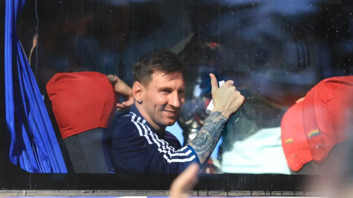La Selección Argentina llegó al país